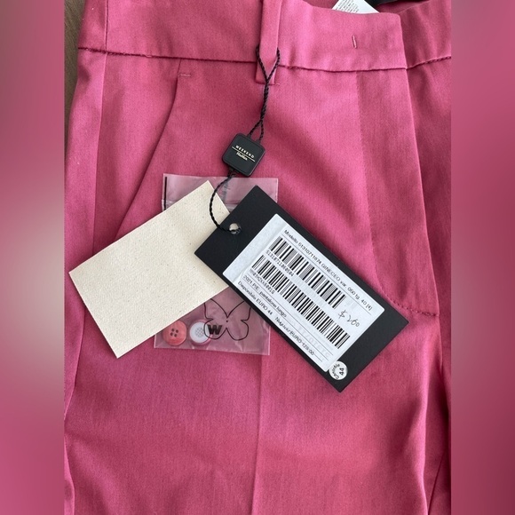 Weekend Max Mara cigarette style crop pink trouser pants NWT - Picture 7 of 7
